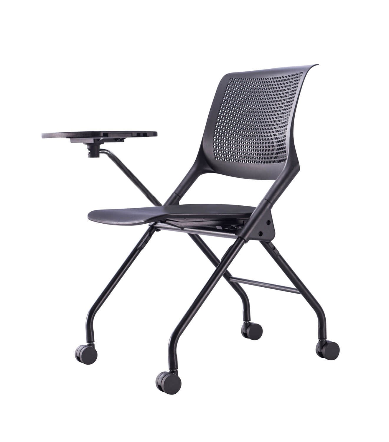 training chair with writing tablet for classroom and seminar use