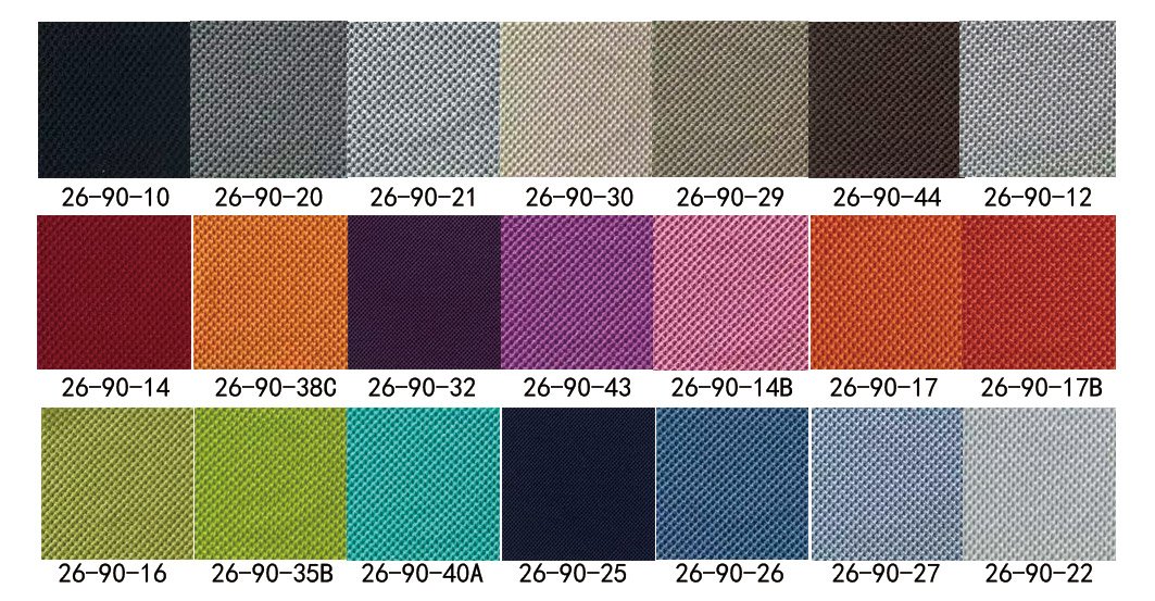 HAKKAS fabric color chart