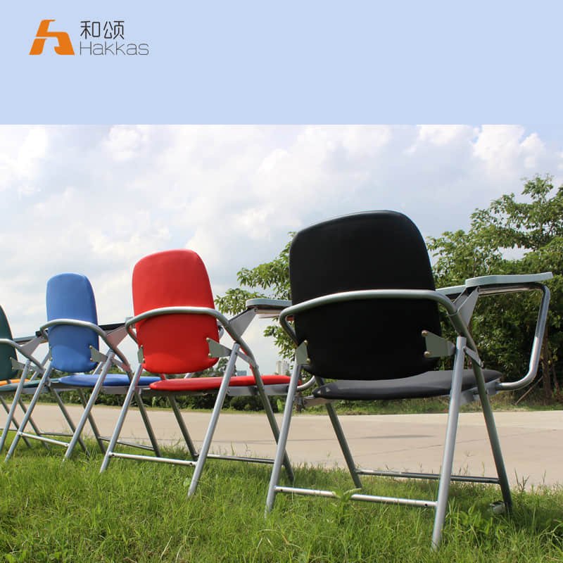 HAKKAS H3A folding training chair with writing tablet