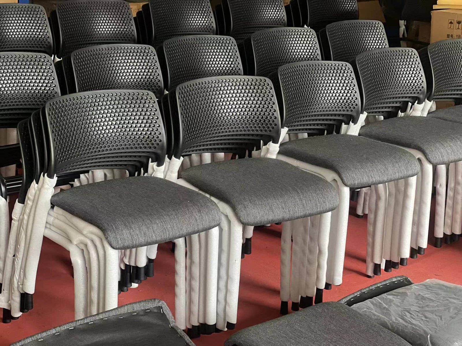 stackable training chairs for commercial project use