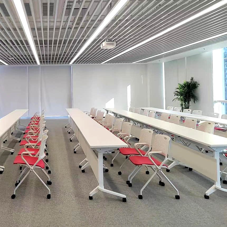 conference room stackable chair supplier with flexible meeting room layout