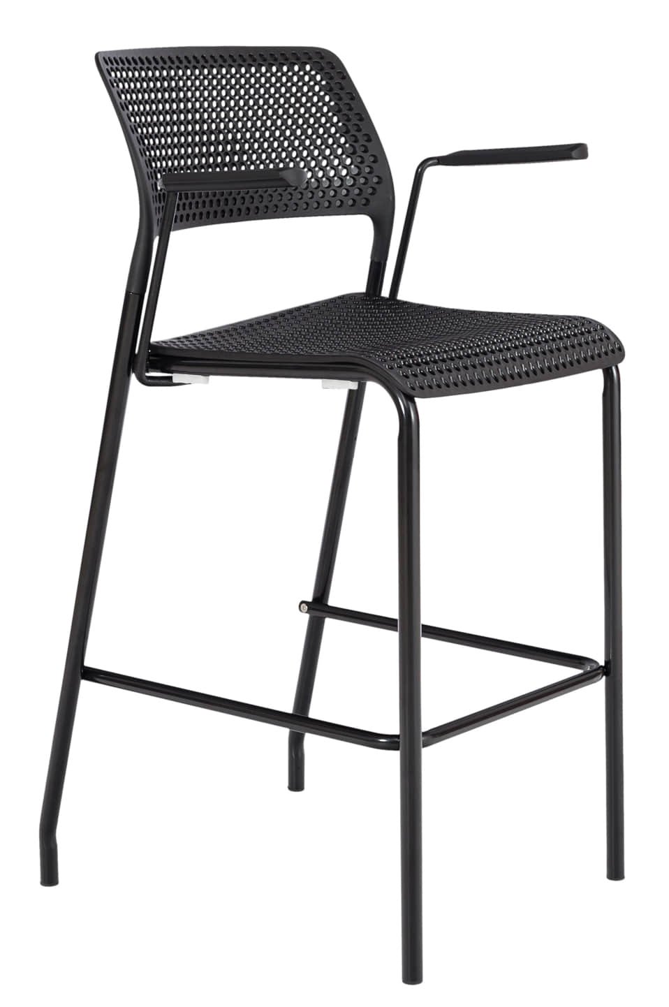 YB4BR-F bar height chair with arms